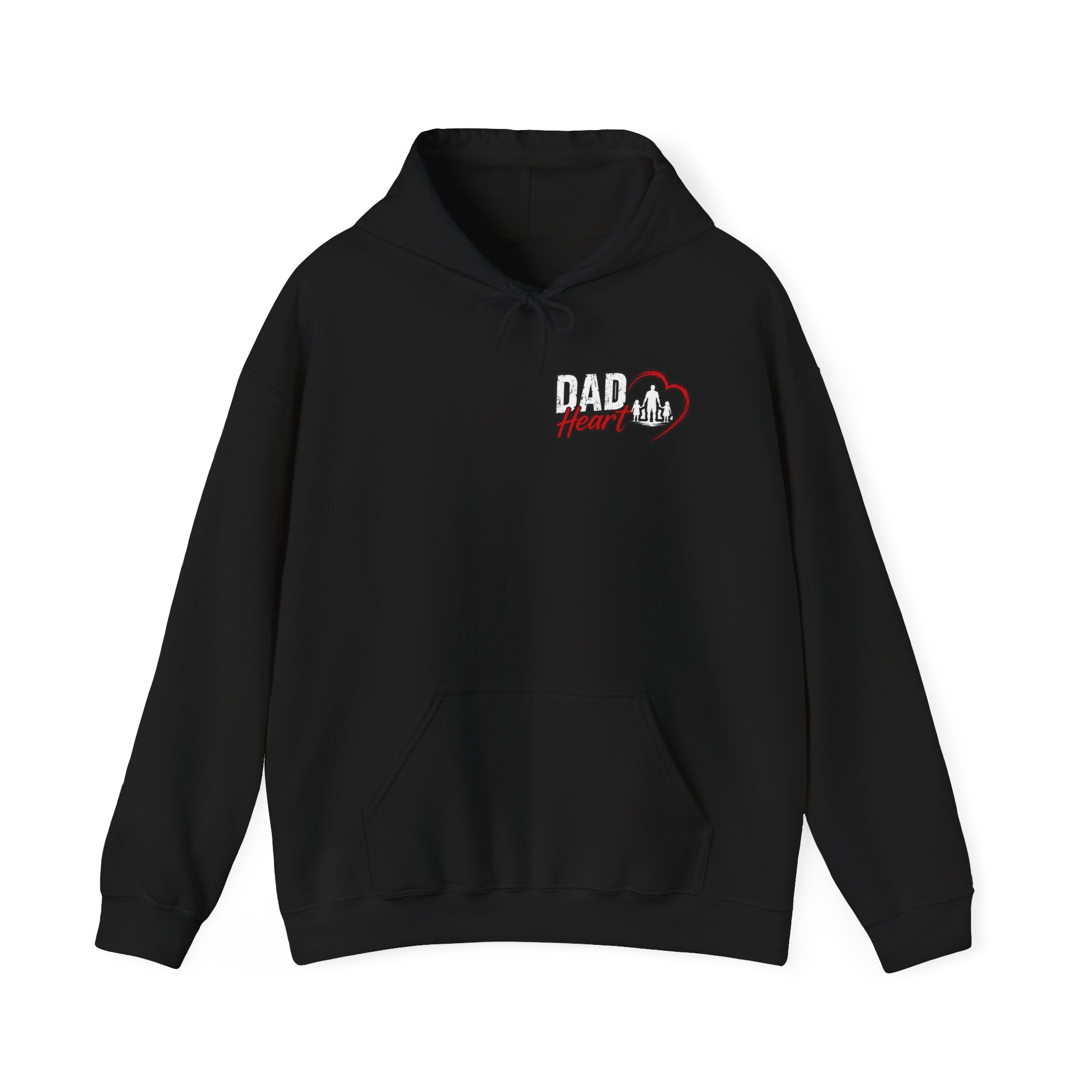 Dad Life Hoodie — 'Dad Heart' Father & Kids Matching Hoodie, 'Teach Them Now' Family Father's Day Gift