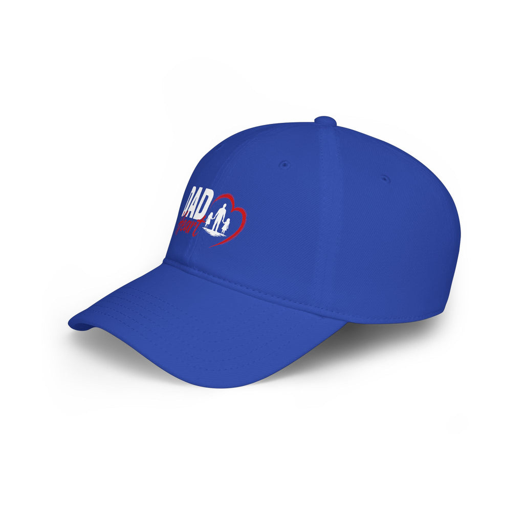 Dad Heart Baseball Cap — Father & Family Embroidered Low Profile Hat