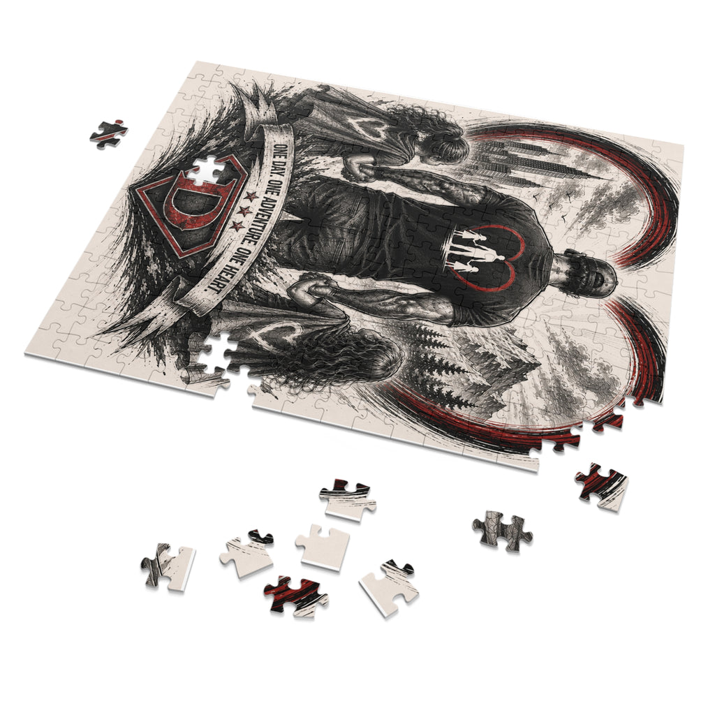 Father & Daughter Adventure Jigsaw Puzzle (With Tin) — "One Day. One Adventure. One Night."