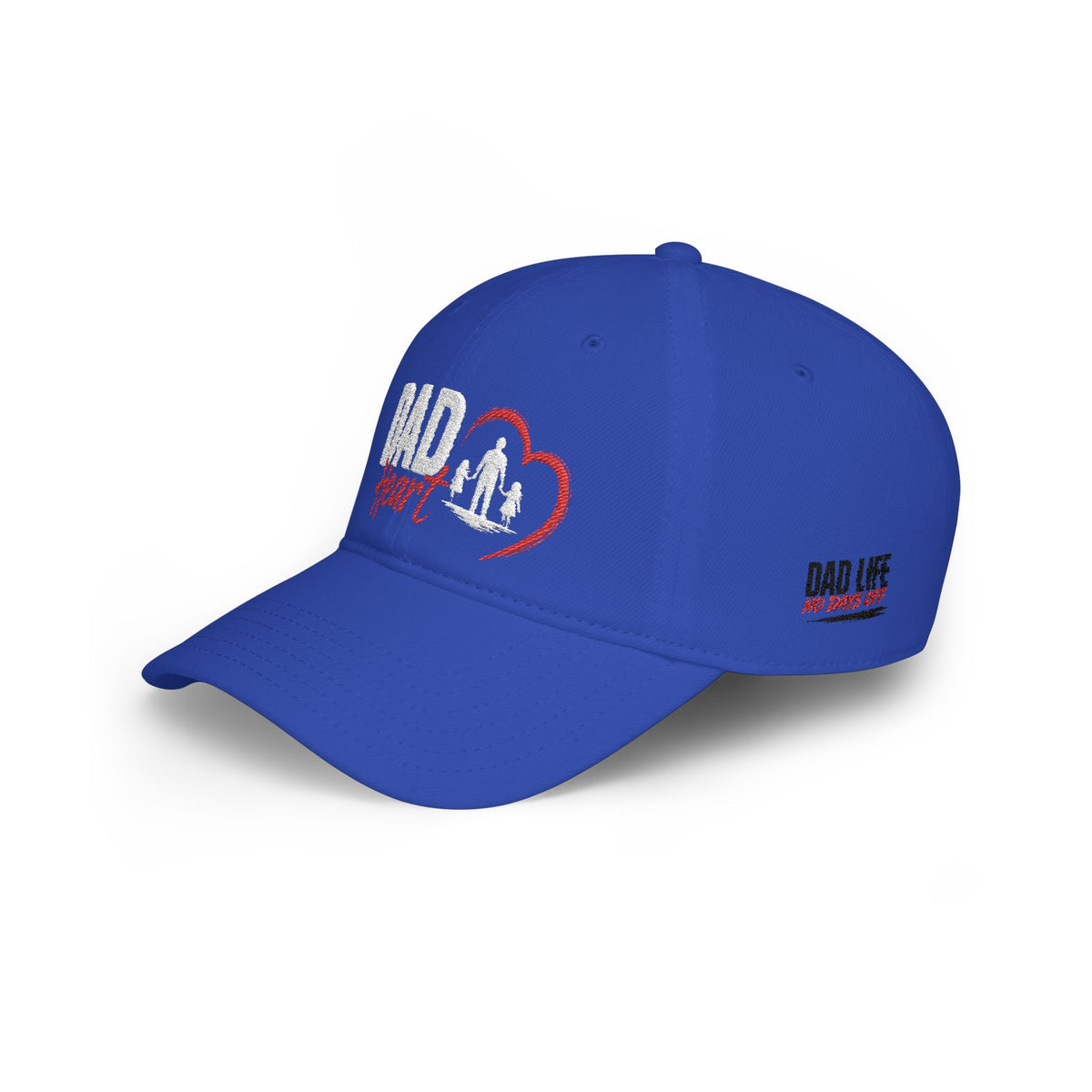 Dad Silhouette Baseball Cap — 'DAD' Heart Design | Father’s Day Gift