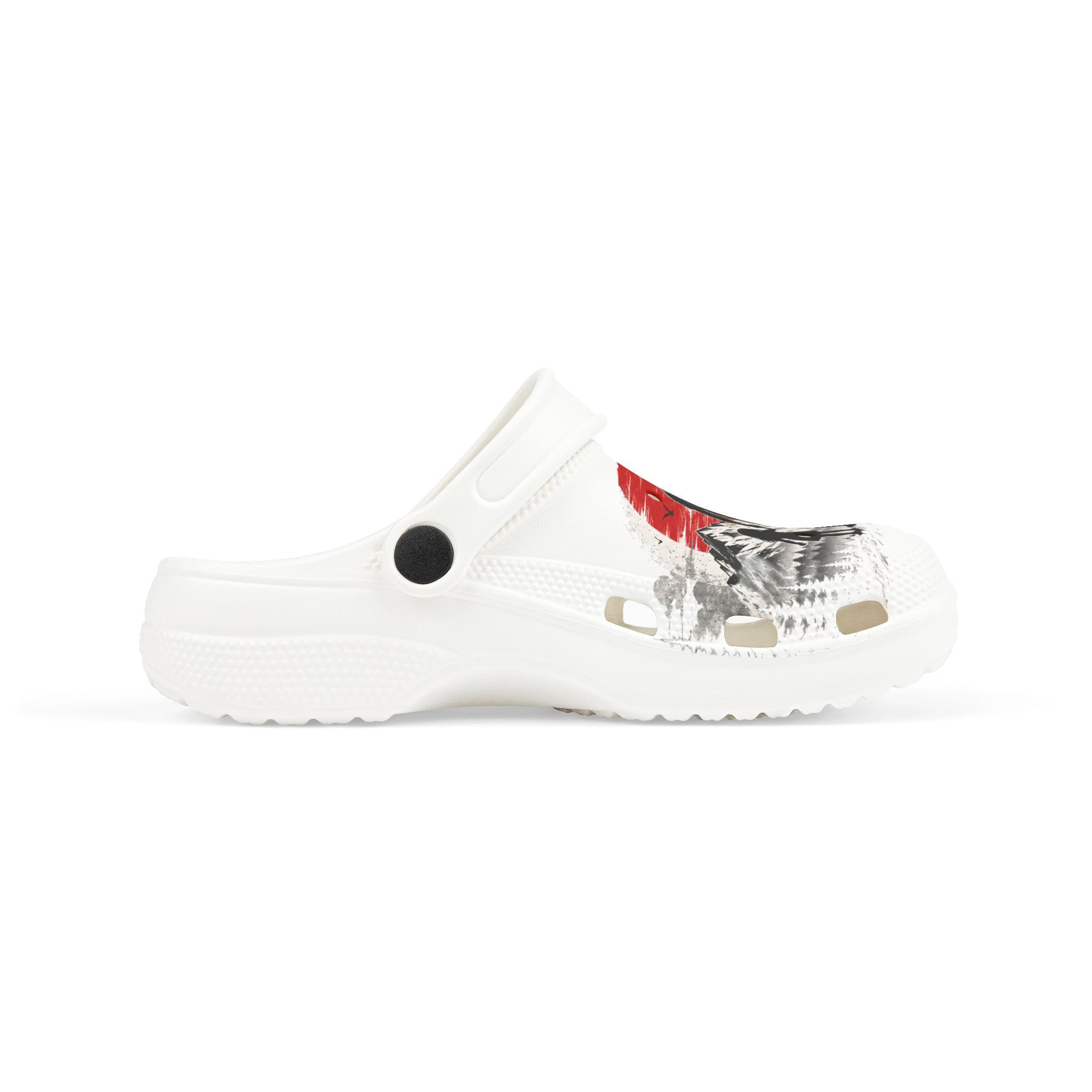 Kids Foam Clogs — DadHeart Red Panda Splash