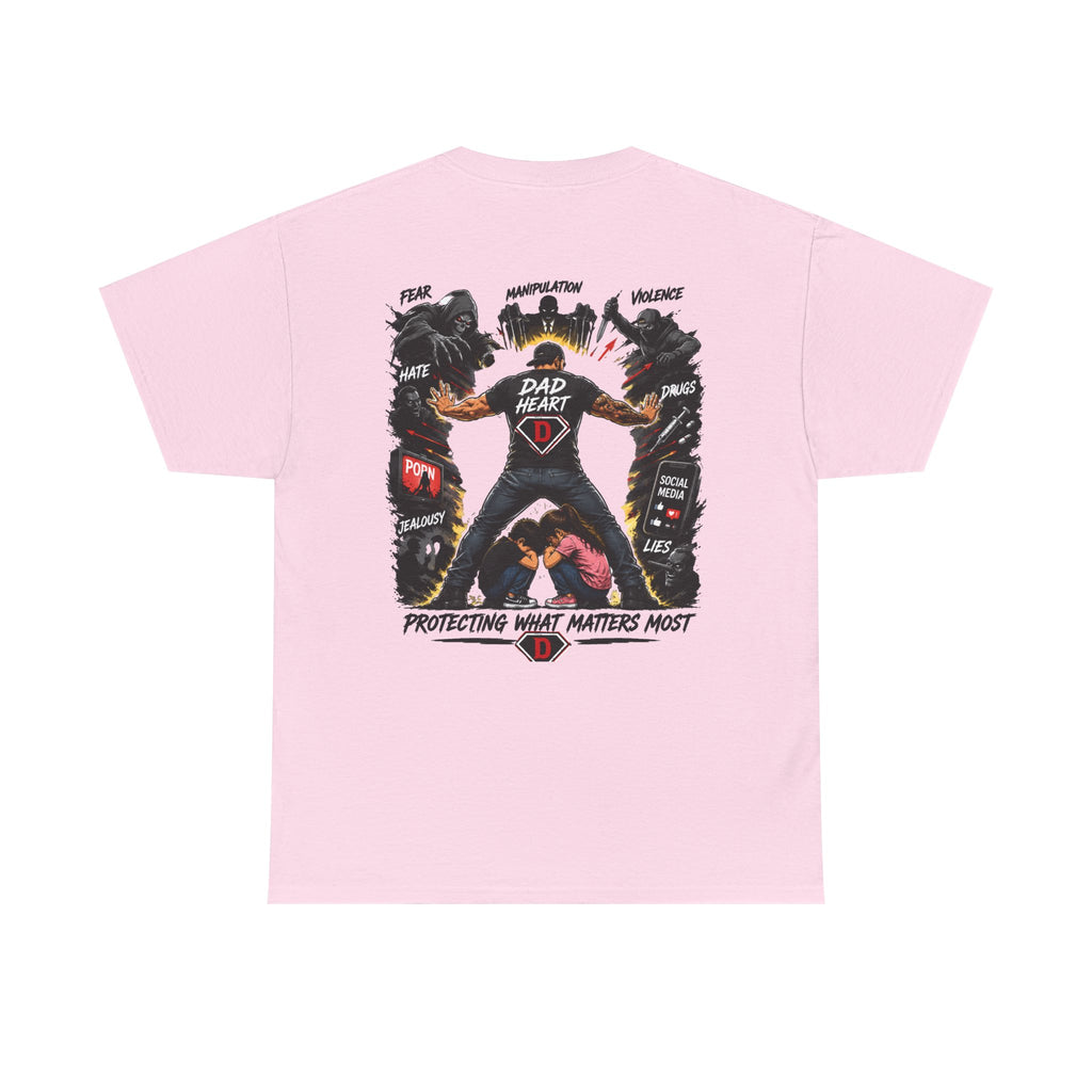 Dad Heart T-Shirt — Protecting What Matters Most Father’s Day Tee