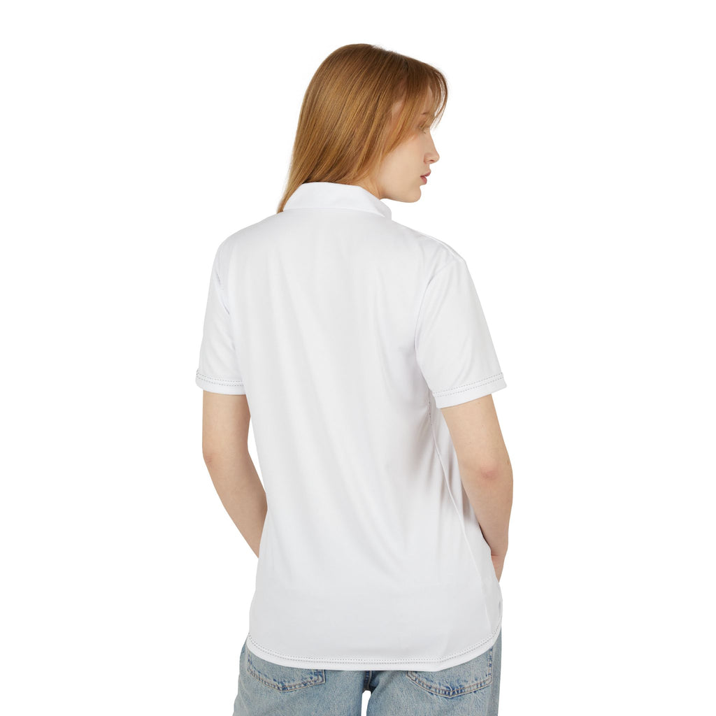 Family Love Heart Polo Shirt – Dad, & Kids Silhouette Chest Logo