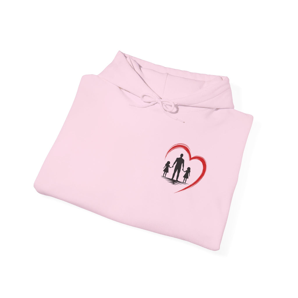 Dad Life Hoodie — 'Dad Heart' Father & Kids Matching Hoodie, 'Teach Them Now' Family Father's Day Gift