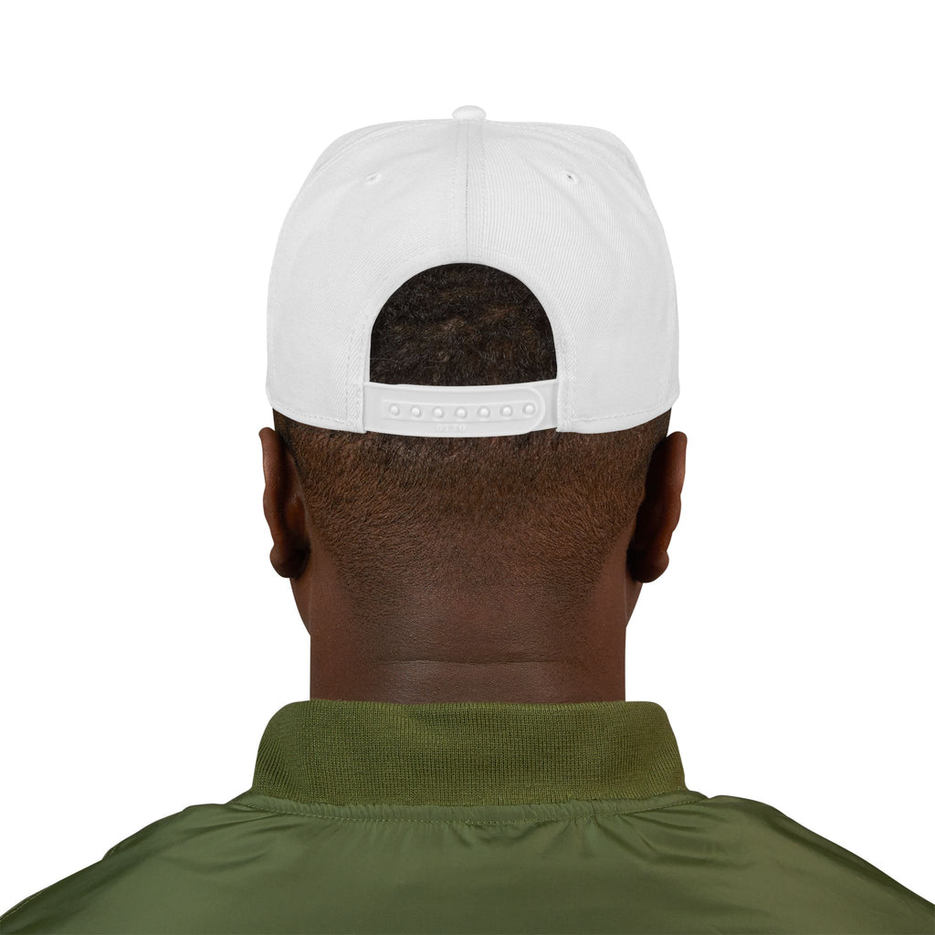 Embroidered Snapback Hat — Red Heart & Band Logo