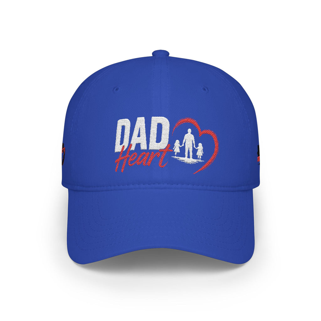 Dad Silhouette Baseball Cap — 'DAD' Heart Design | Father’s Day Gift
