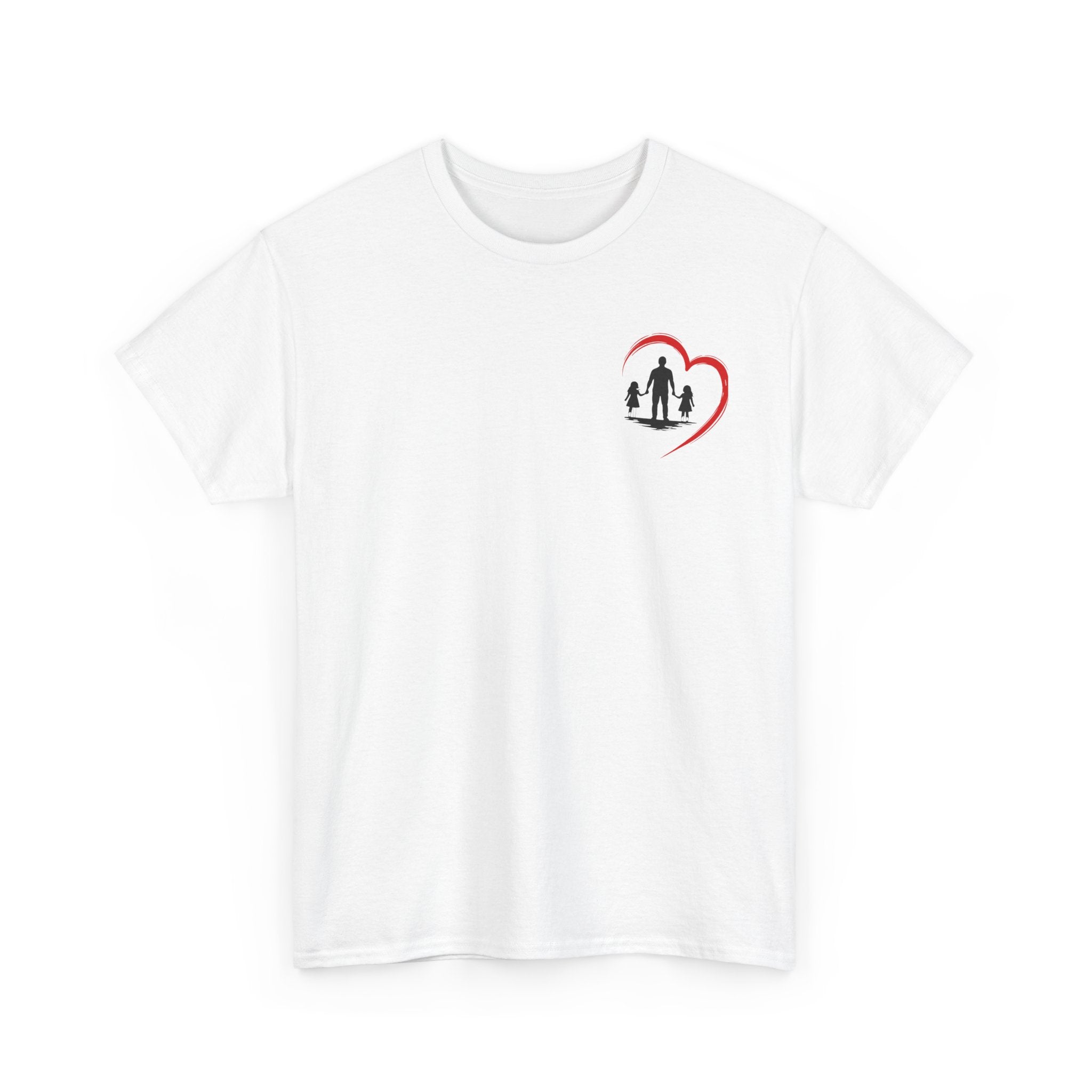 Dad Role T‑Shirt - "Being a Dad is My Honor, It's My Heart" Family Father's Day Tee
