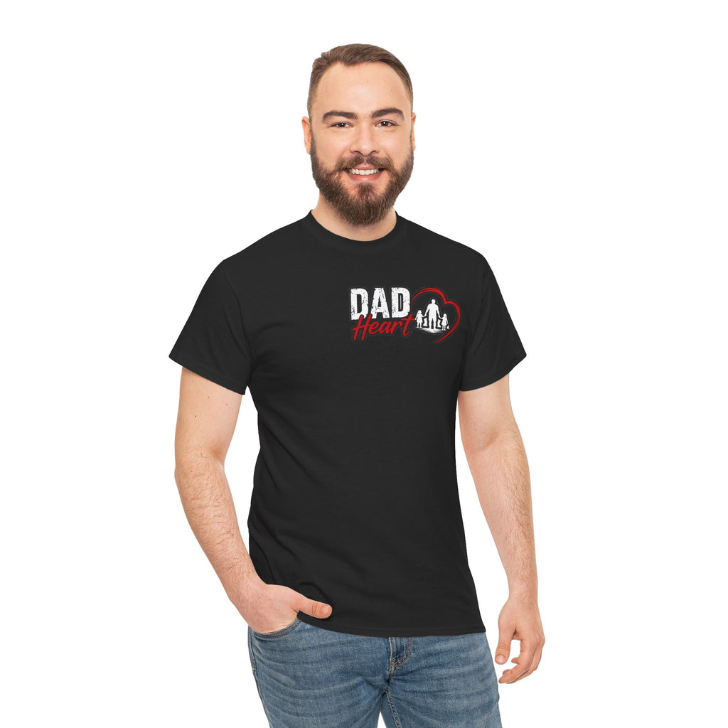 Dad Heart T-Shirt — Protecting What Matters Most Father’s Day Tee