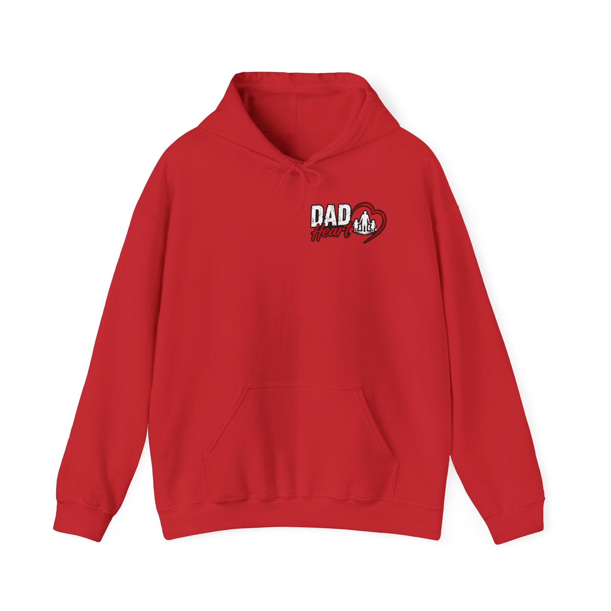 Dad Life Hoodie — 'Dad Heart' Father & Kids Matching Hoodie, 'Teach Them Now' Family Father's Day Gift