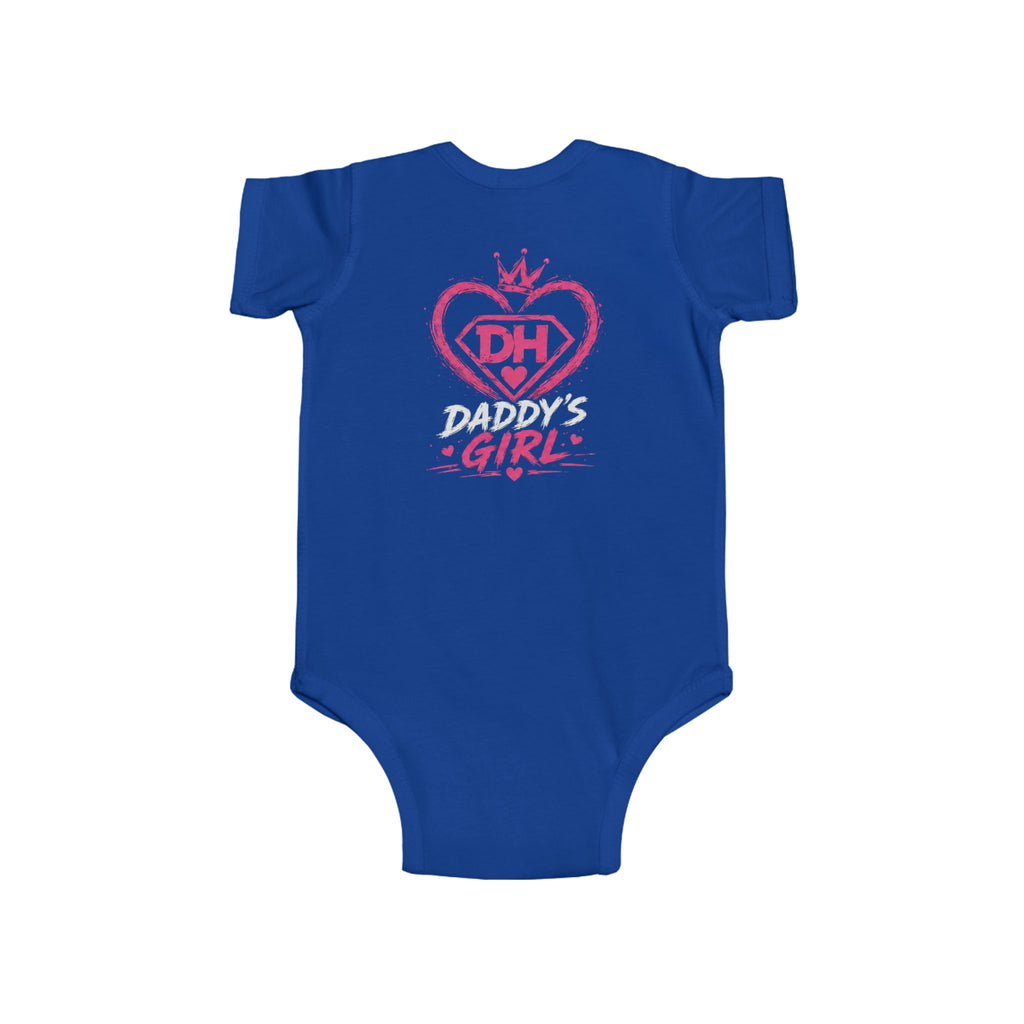 Baby Bodysuit — Teddy Superhero & Pink 'DH Girl' Heart Infant Onesie