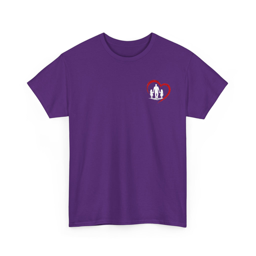 Dad Role T‑Shirt - "Being a Dad is My Honor, It's My Heart" Family Father's Day Tee