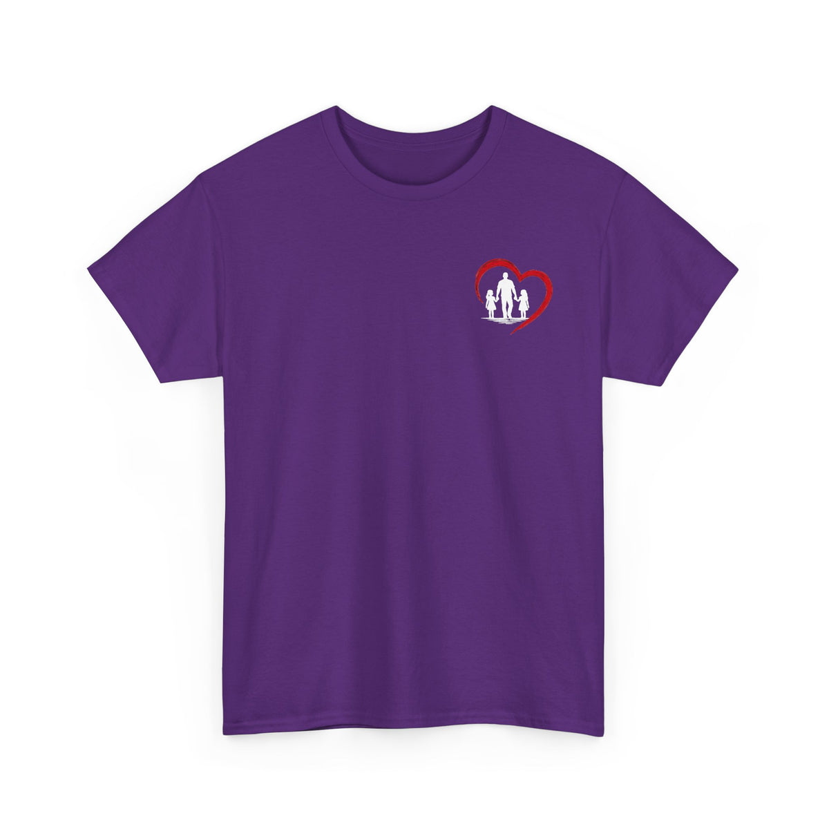 Dad Role T‑Shirt - "Being a Dad is My Honor, It's My Heart" Family Father's Day Tee