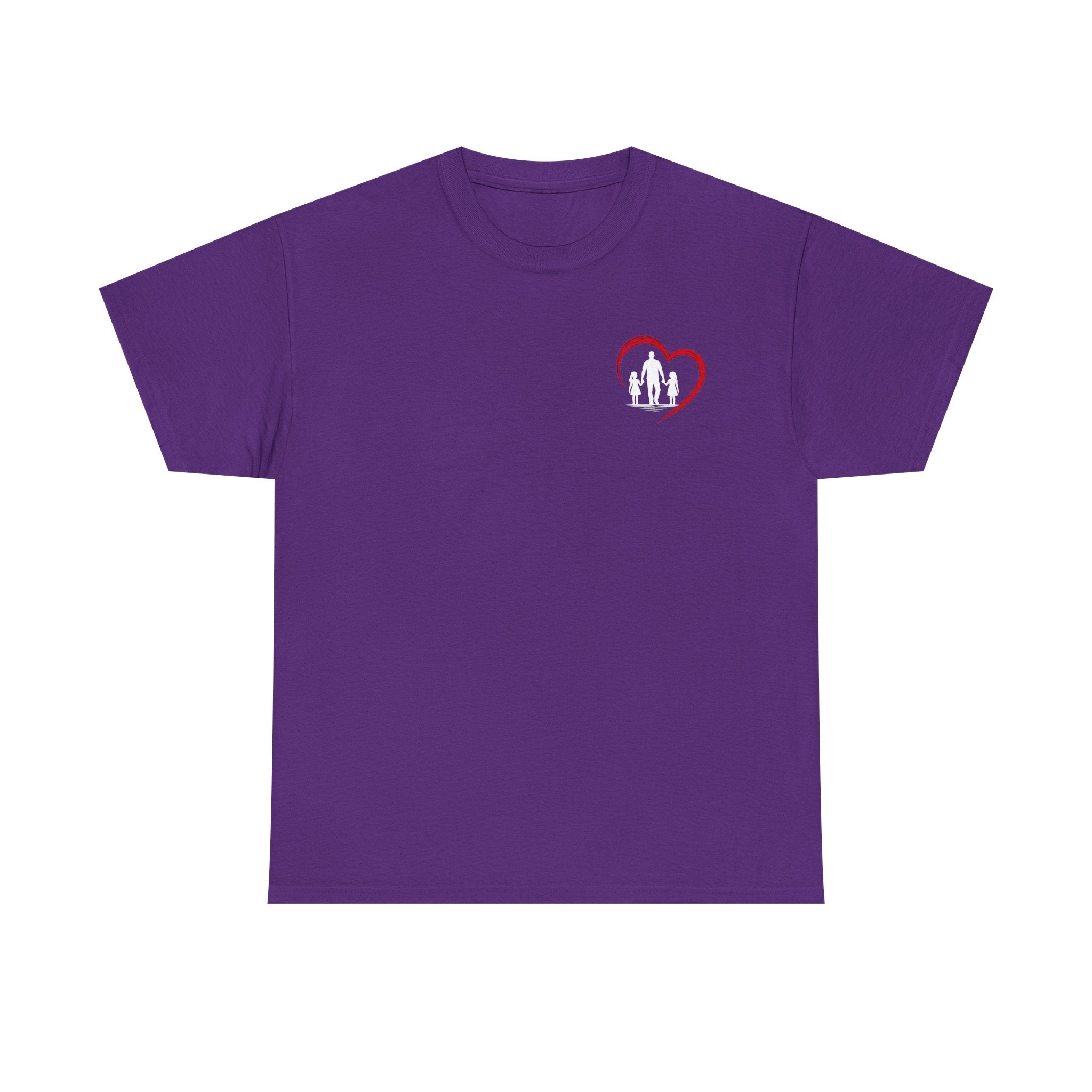 Dad Role T‑Shirt - "Being a Dad is My Honor, It's My Heart" Family Father's Day Tee