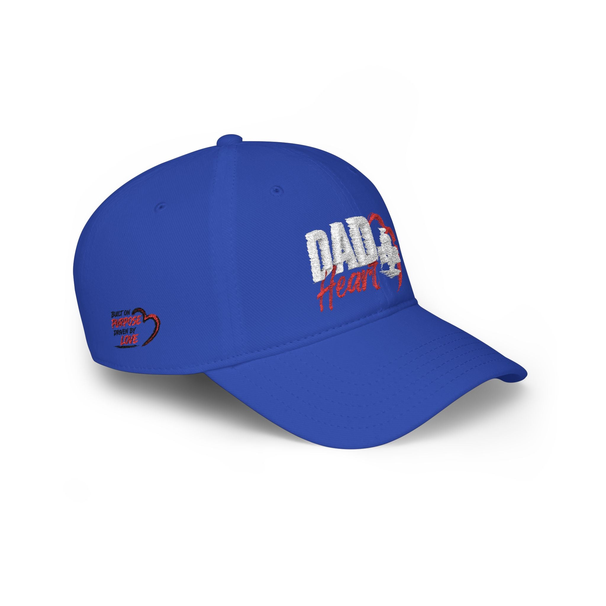 Dad Silhouette Baseball Cap — 'DAD' Heart Design | Father’s Day Gift
