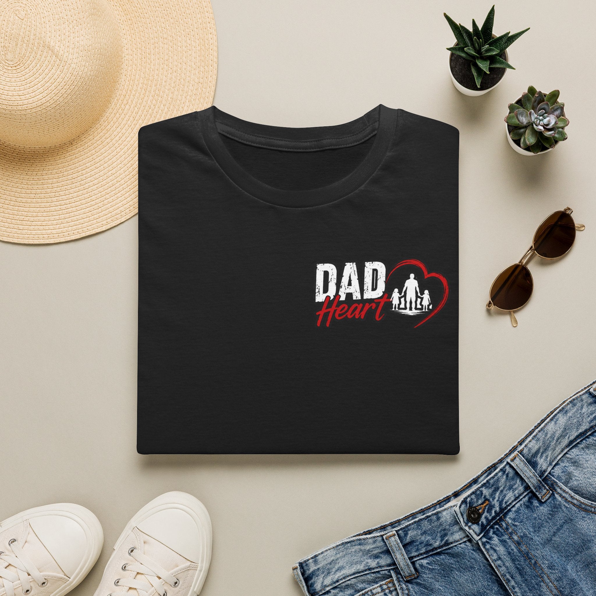 Family Heart T-Shirt — Parent & Children Love Graphic Tee