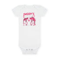 Daddy's Girl Strong Brave Loved Baby Onesie — Newborn Short Sleeve Bodysuit