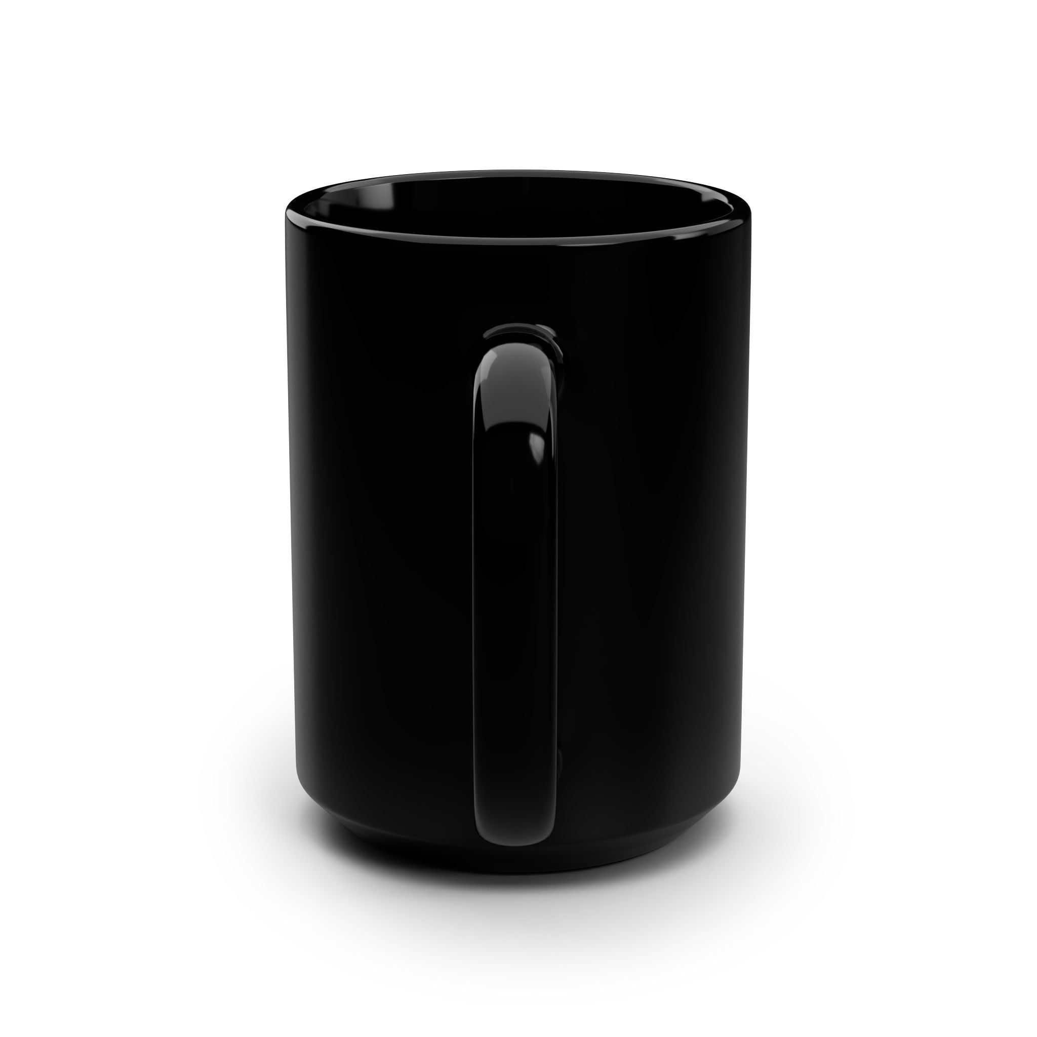 Dad Life Full Time Full Heart Mug — 15oz Black Coffee Cup for Fathers (Father's Day Gift)