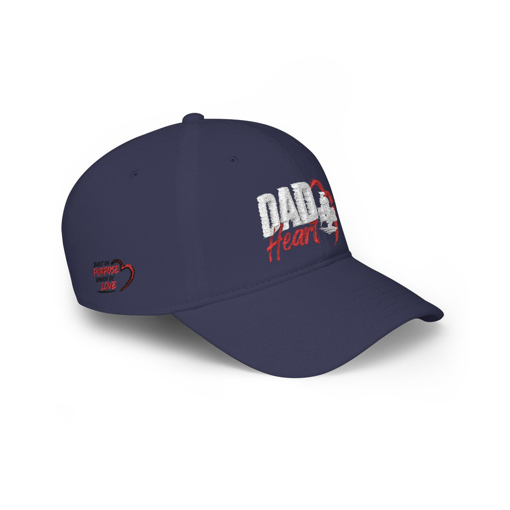Dad Silhouette Baseball Cap — 'DAD' Heart Design | Father’s Day Gift