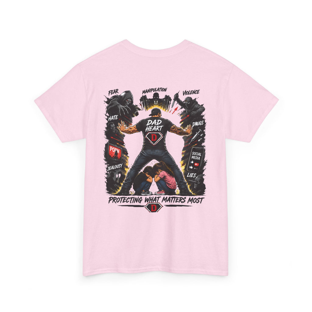 Dad Heart T-Shirt — Protecting What Matters Most Father’s Day Tee
