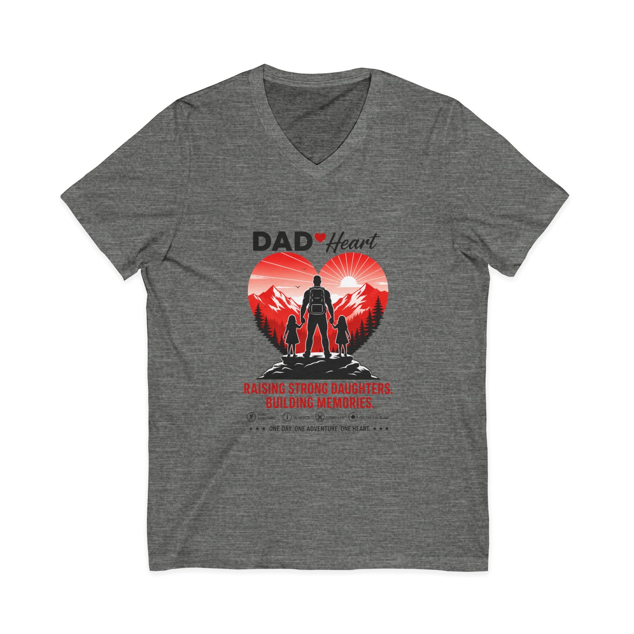 Unisex Jersey Short Sleeve V-Neck Tee