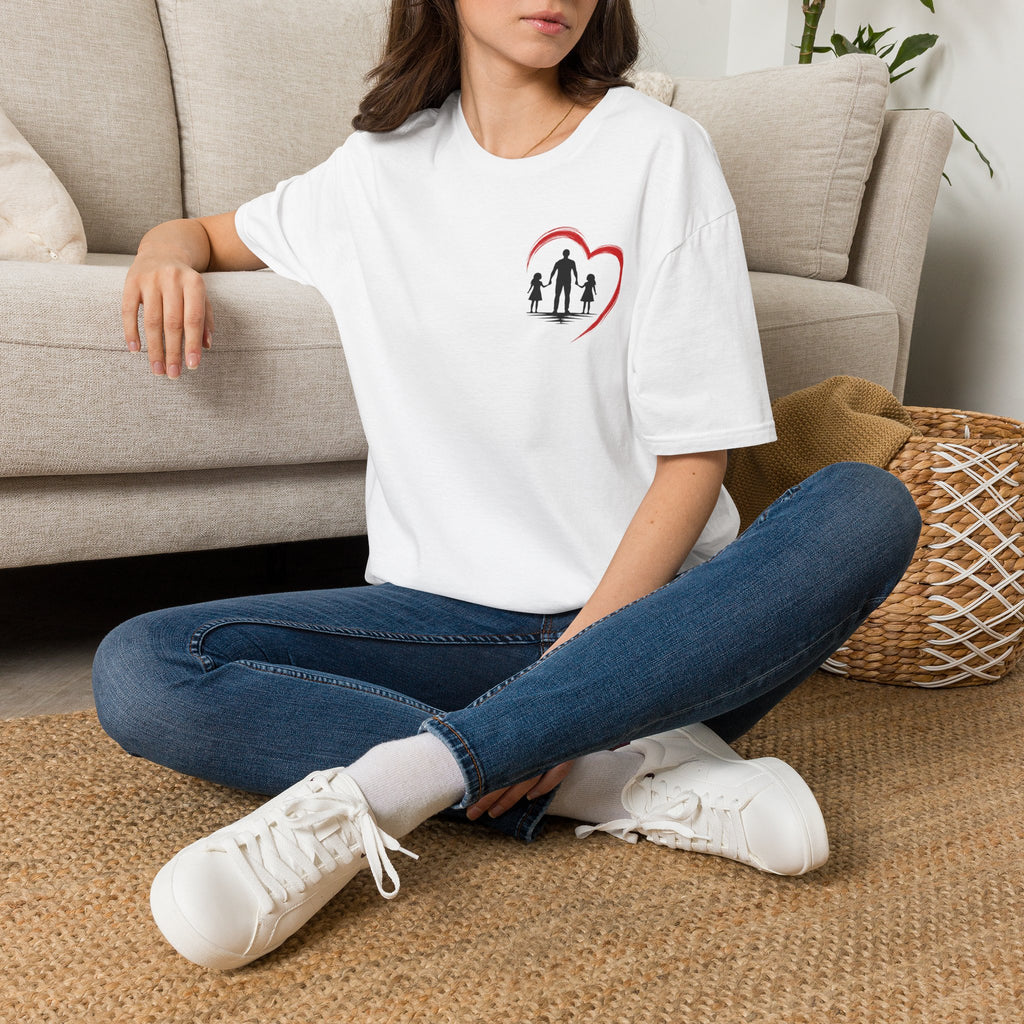 Family Heart T-Shirt — Parent & Children Love Graphic Tee