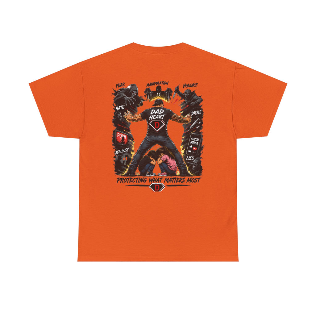 Dad Heart T-Shirt — Protecting What Matters Most Father’s Day Tee