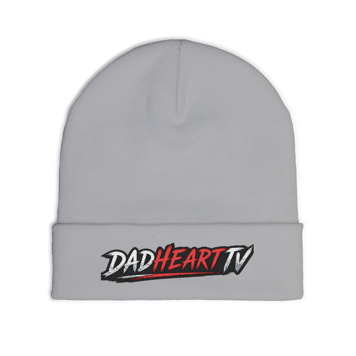 Dadheart TV Embroidered Knit Beanie