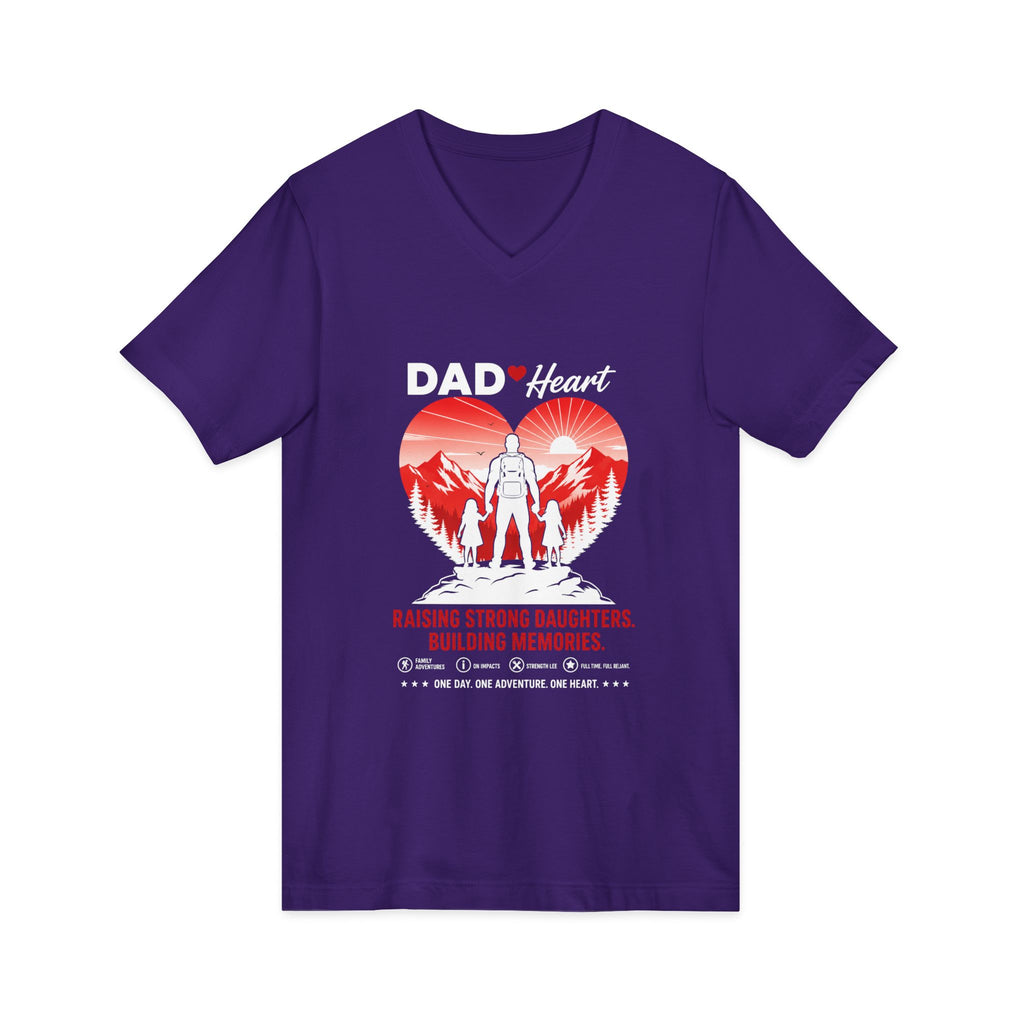 Unisex Jersey Short Sleeve V-Neck Tee