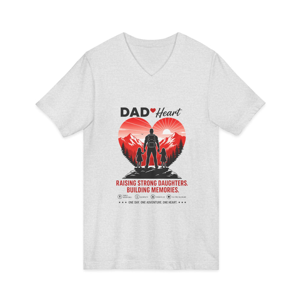 Unisex Jersey Short Sleeve V-Neck Tee