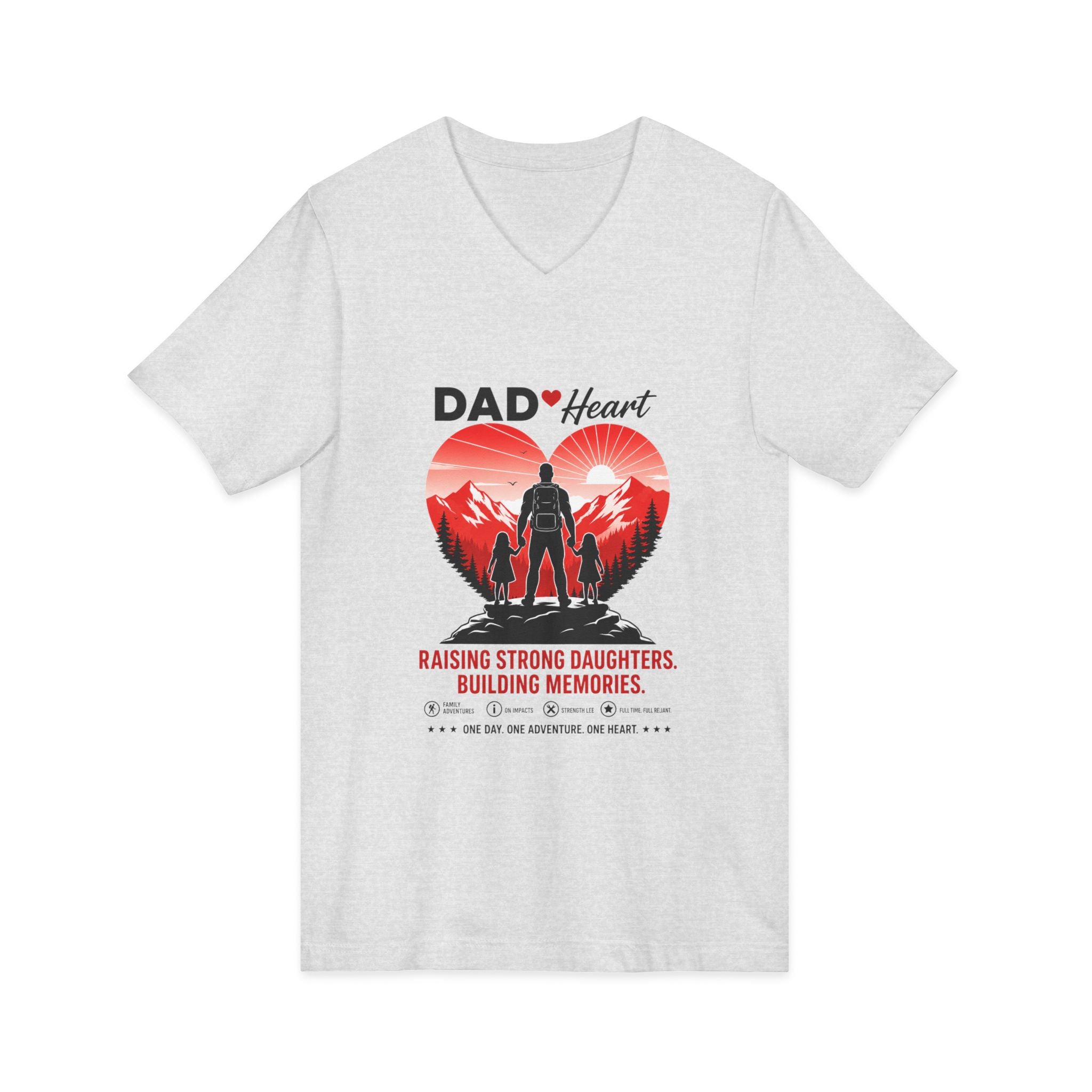 Unisex Jersey Short Sleeve V-Neck Tee