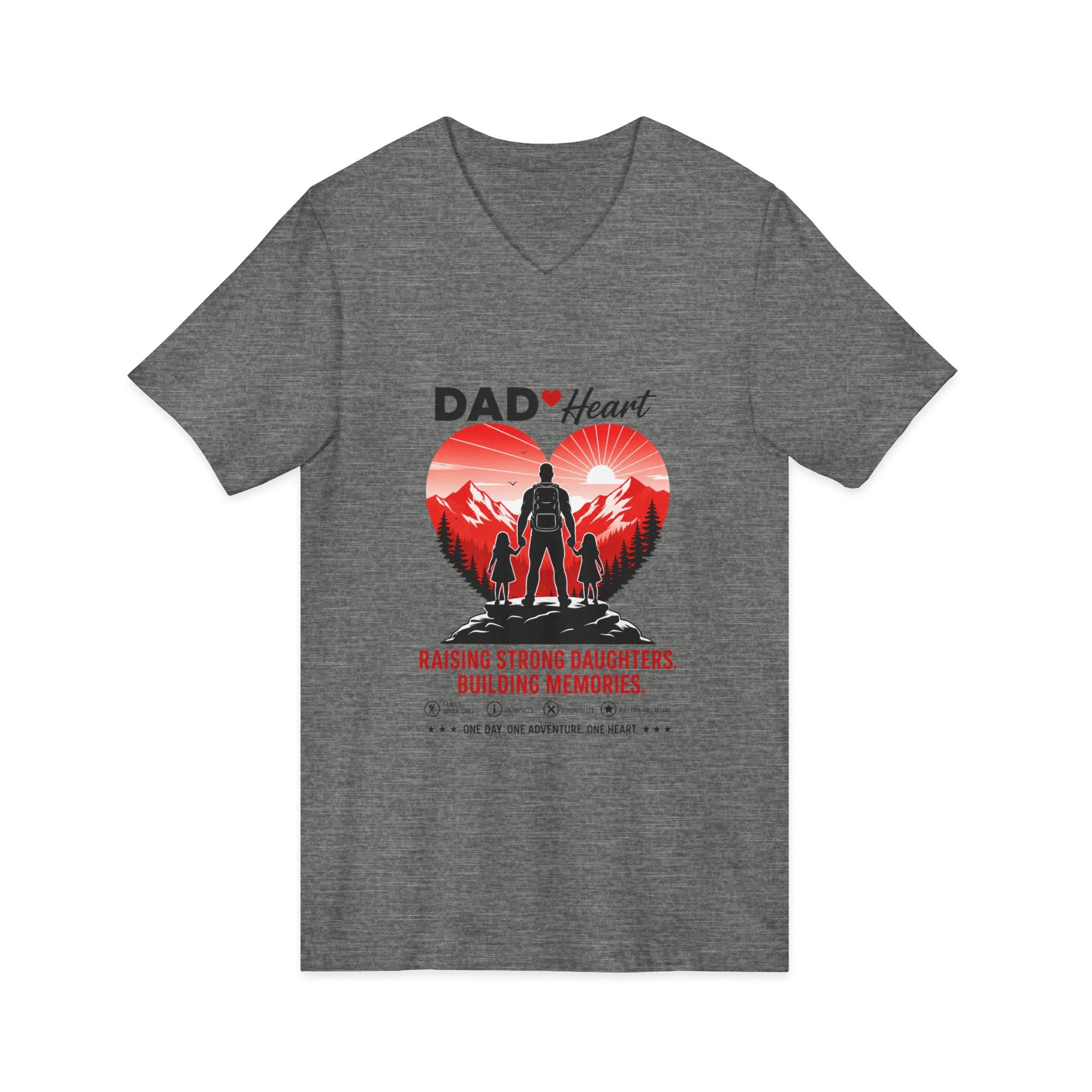Unisex Jersey Short Sleeve V-Neck Tee