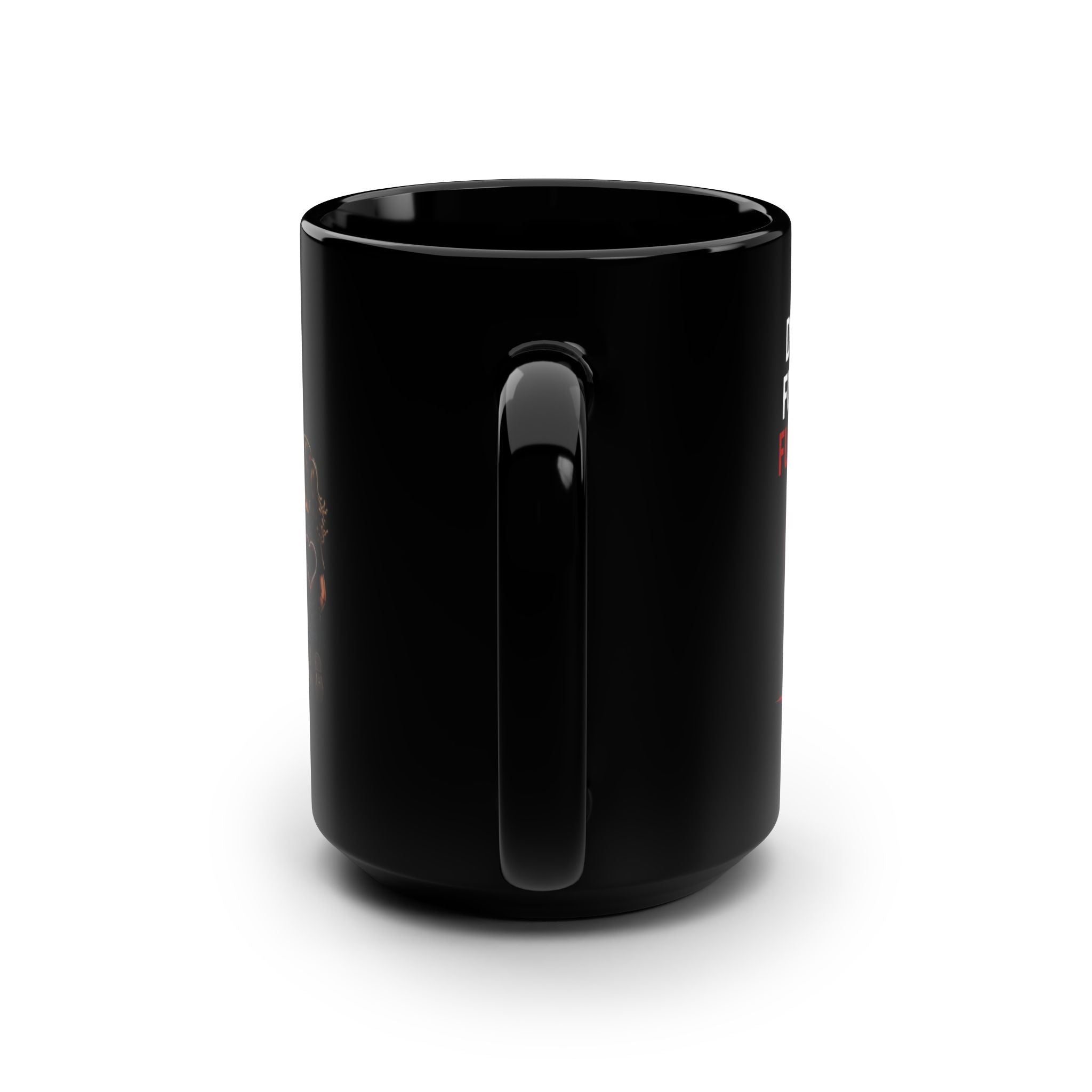 Dad Life Full Time Full Heart Mug — 15oz Black Coffee Cup for Fathers (Father's Day Gift)