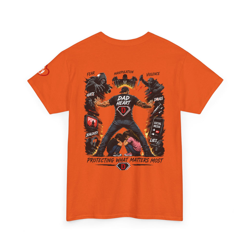 Dad Heart T-Shirt — Protecting What Matters Most Father’s Day Tee