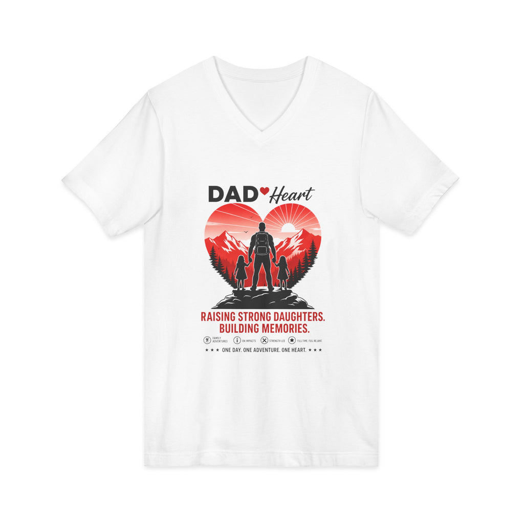 Unisex Jersey Short Sleeve V-Neck Tee
