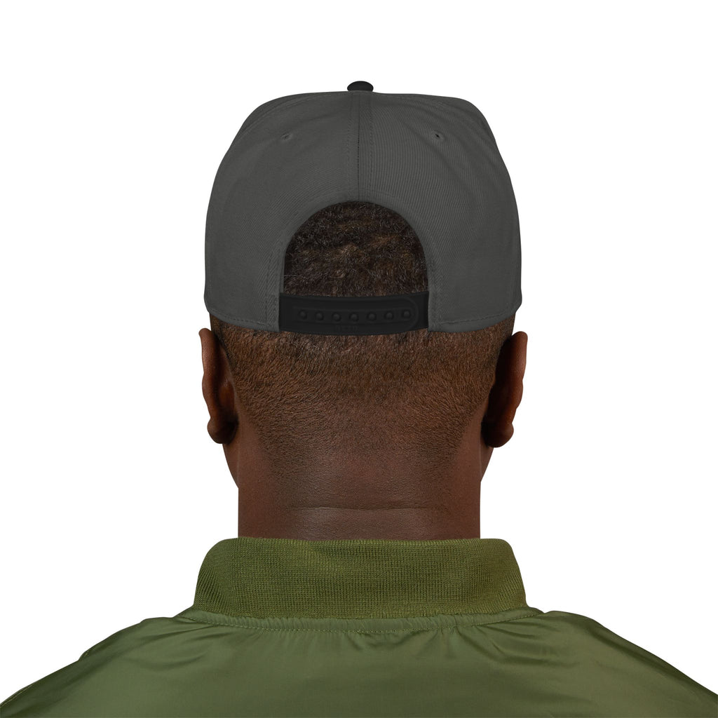 Embroidered Snapback Hat — Red Heart & Band Logo