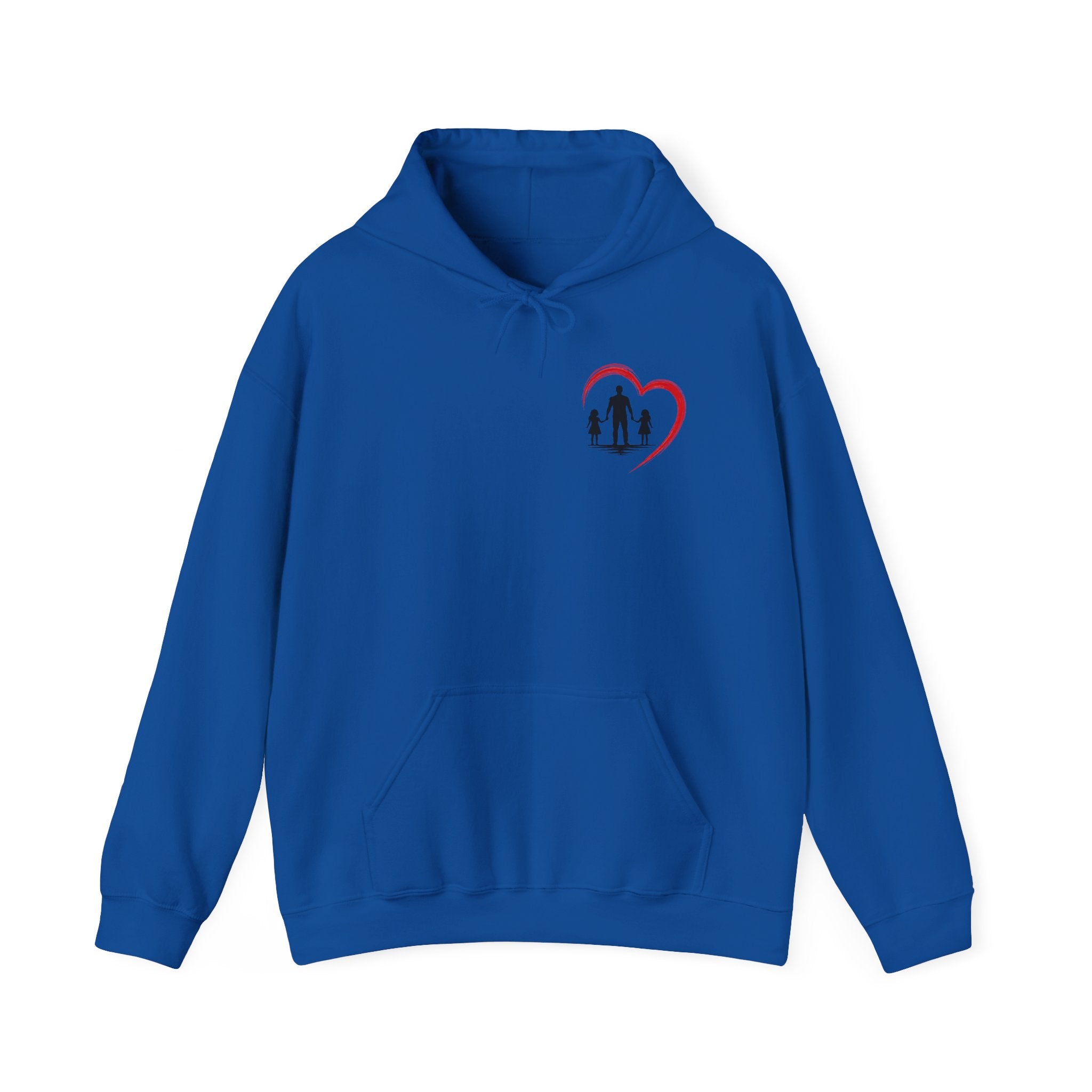Dad Life Hoodie — 'Dad Heart' Father & Kids Matching Hoodie, 'Teach Them Now' Family Father's Day Gift