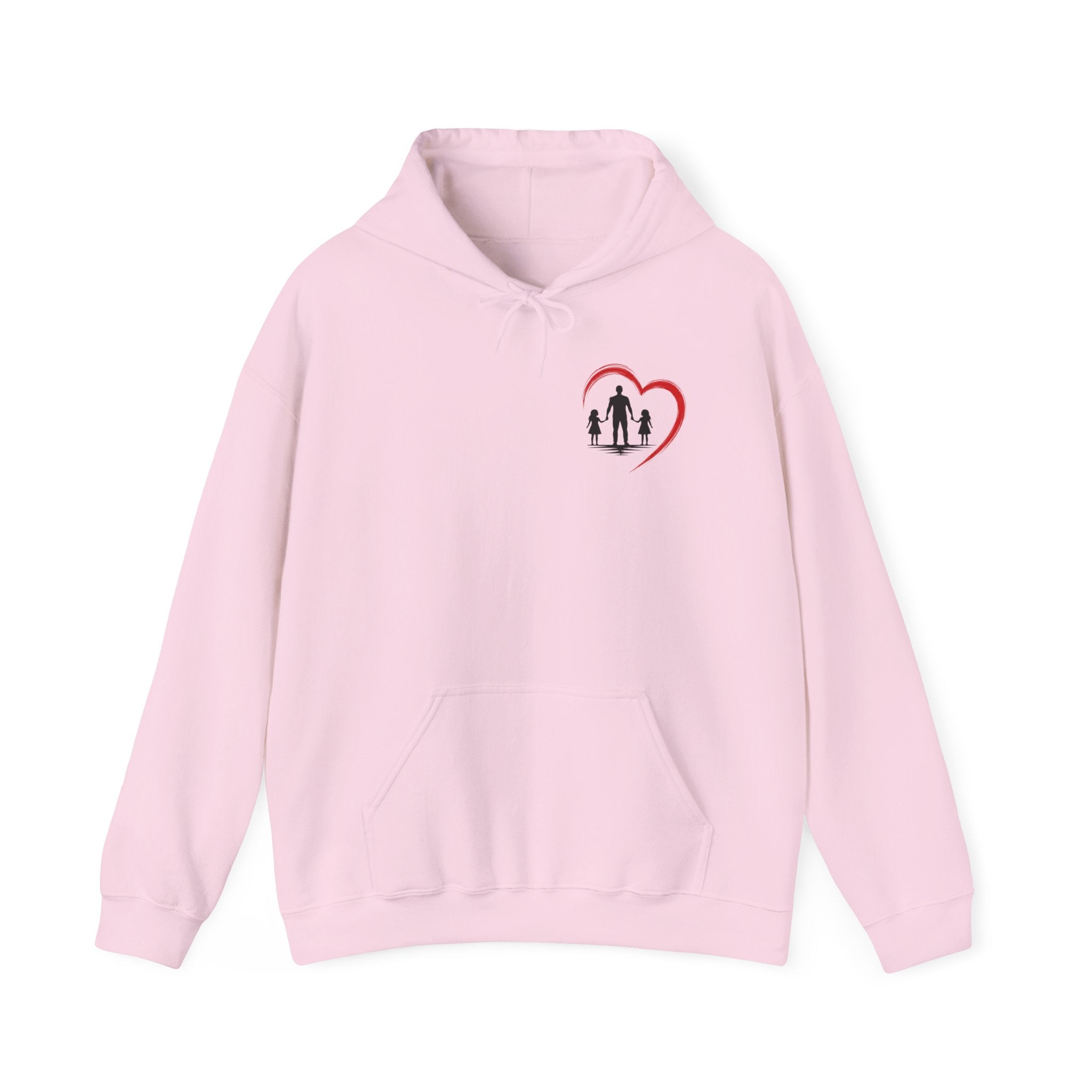 Dad Life Hoodie — 'Dad Heart' Father & Kids Matching Hoodie, 'Teach Them Now' Family Father's Day Gift