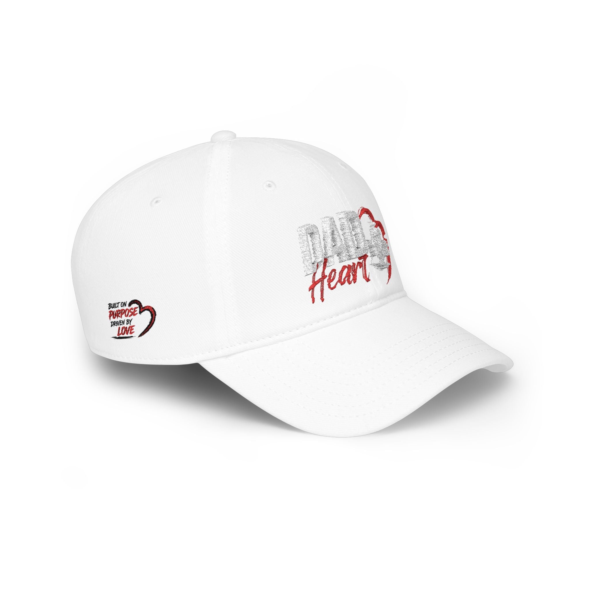Dad Silhouette Baseball Cap — 'DAD' Heart Design | Father’s Day Gift