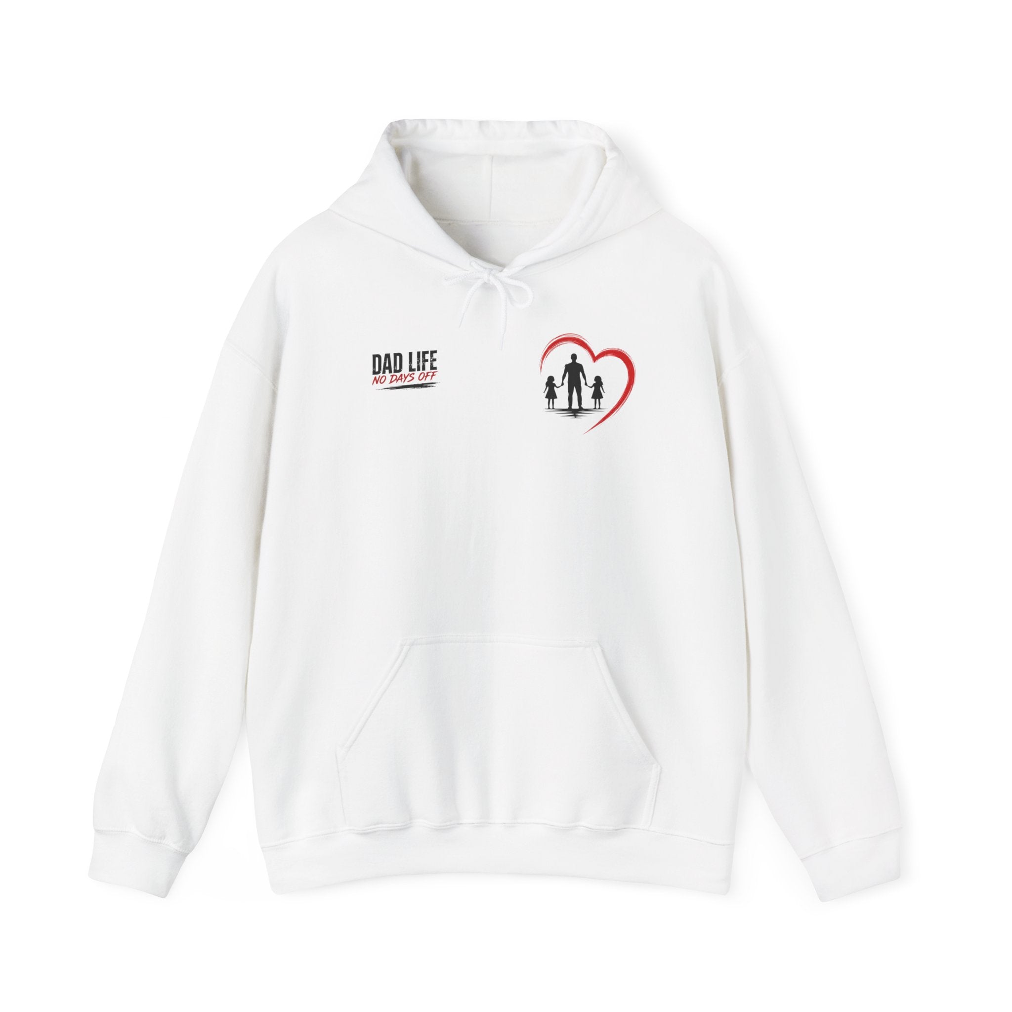Dad Life Hoodie — 'Dad Heart' Father & Kids Matching Hoodie, 'Teach Them Now' Family Father's Day Gift